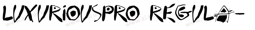 LuxuriousPro Regula字体转换